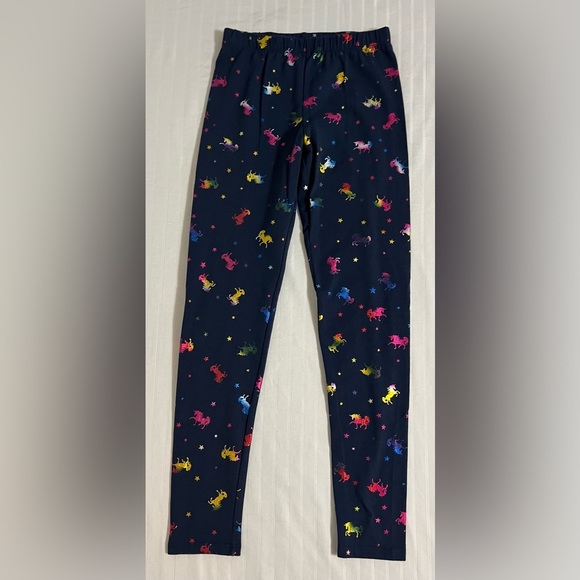 Vigoss girls unicorn horse  leggings. Size M 10-12.  L1 - Picture 1 of 9